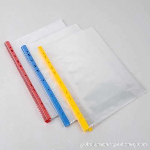 Sheet Protectors A4 paper zipper envelope bag Sheet Protectors Supplier